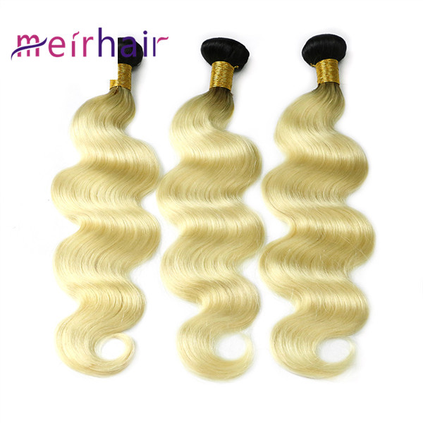 Ombre Tb613 Human Hair Extensions Russian Blonde Hair